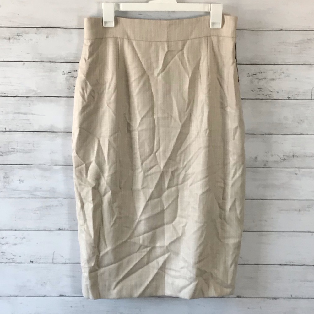 BNWT Antonio Melani Cream Pencil Skirt